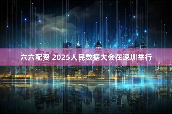六六配资 2025人民数据大会在深圳举行